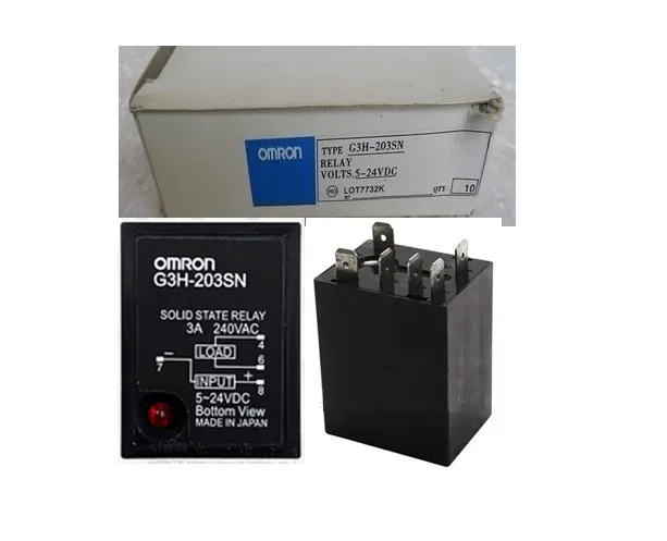 

G3H-203SN G3H203SN G3H 3A 240VAC 5V-24VDC Новый и оригинальный