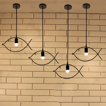 Новые винтажные люстры с буквами креативное Освещение для дома украшение