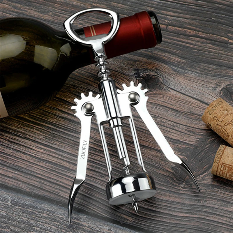 1PC Wine Opener Cork Open Manual Remover Champagne Beer Bottle Corkscrew Easily Household Gadget Kitchen Accessories | Дом и сад