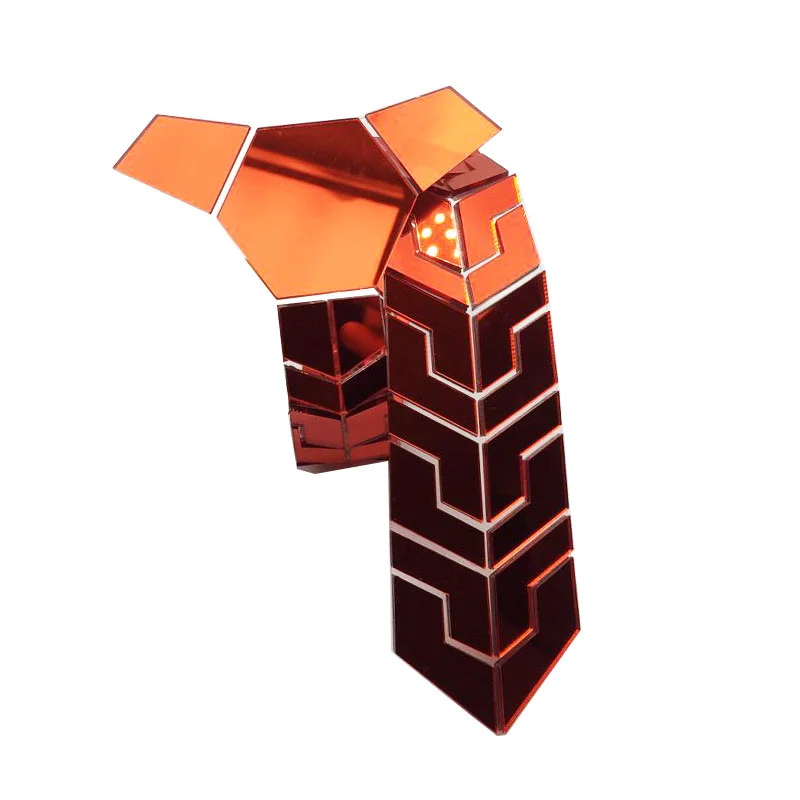 

New Arrival Black Matte Plexiglass Fashion Plaid Necktie Slim Men Women All Matched Wedding Business Party