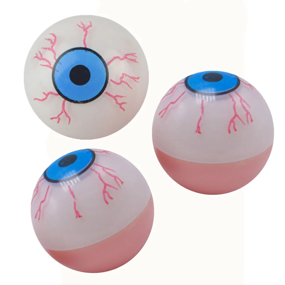 

8pcs Eyeball Toys Trick Prop Horror Eyeball with Bloodshot Toys Simulation Eye