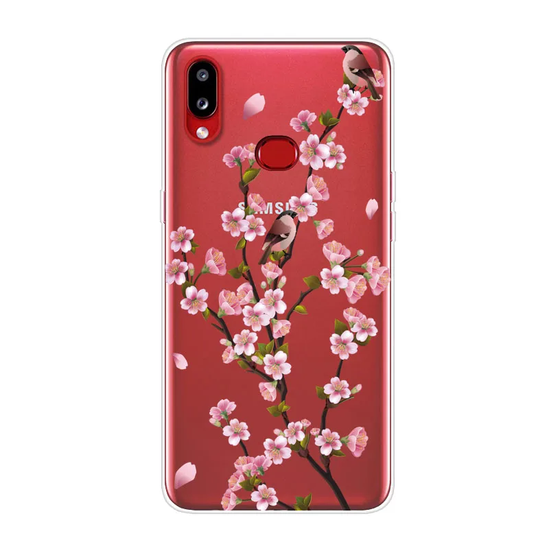 Чехлы для samsung Galaxy A10s силиконовый чехол телефона цветной принт задняя крышка A10 s