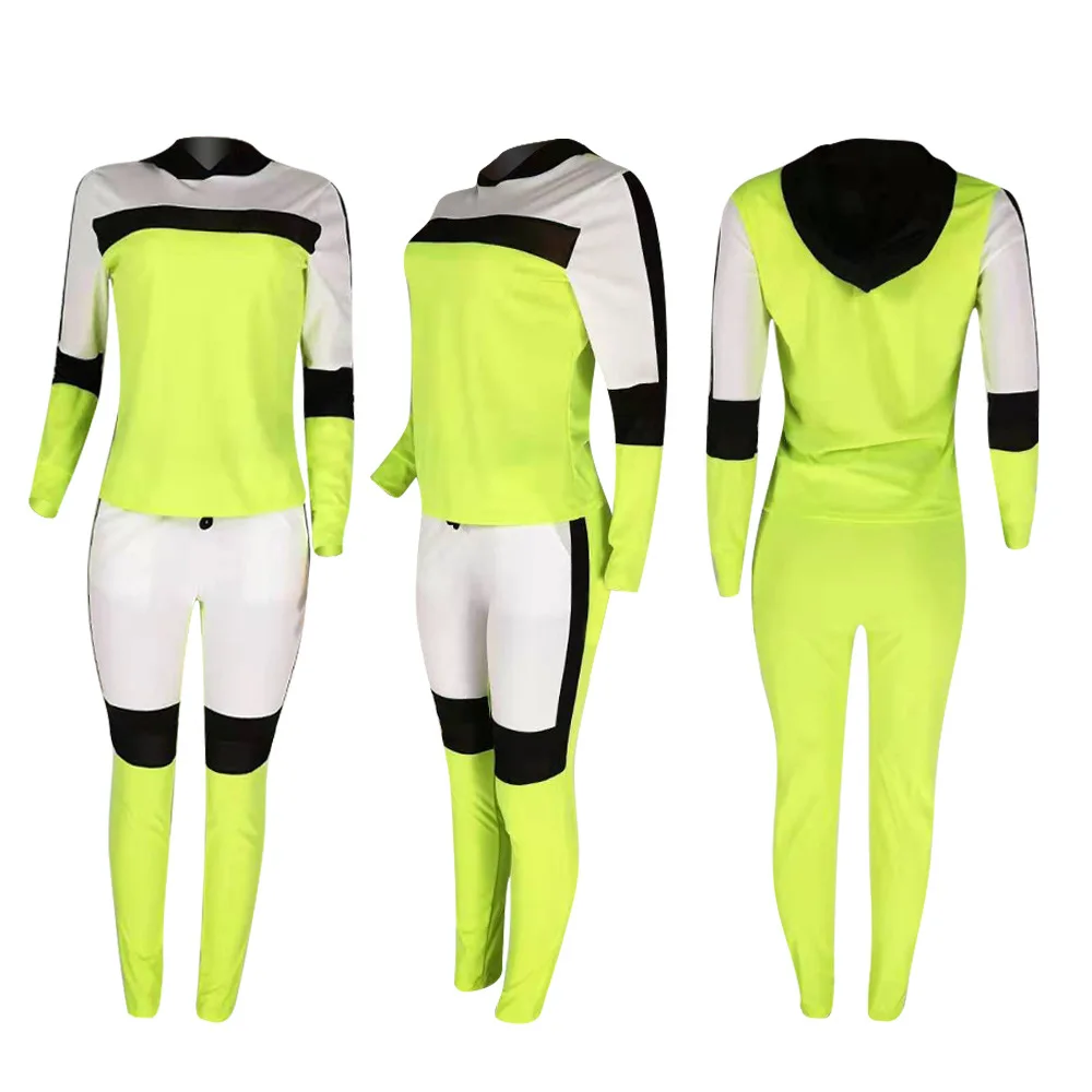 

Plus Size Long Sleeve Tshirts And Pants Set Womens 2020 Spring Women Tracksuits Casual Two Piece Set Female Sweatshirt Suits
