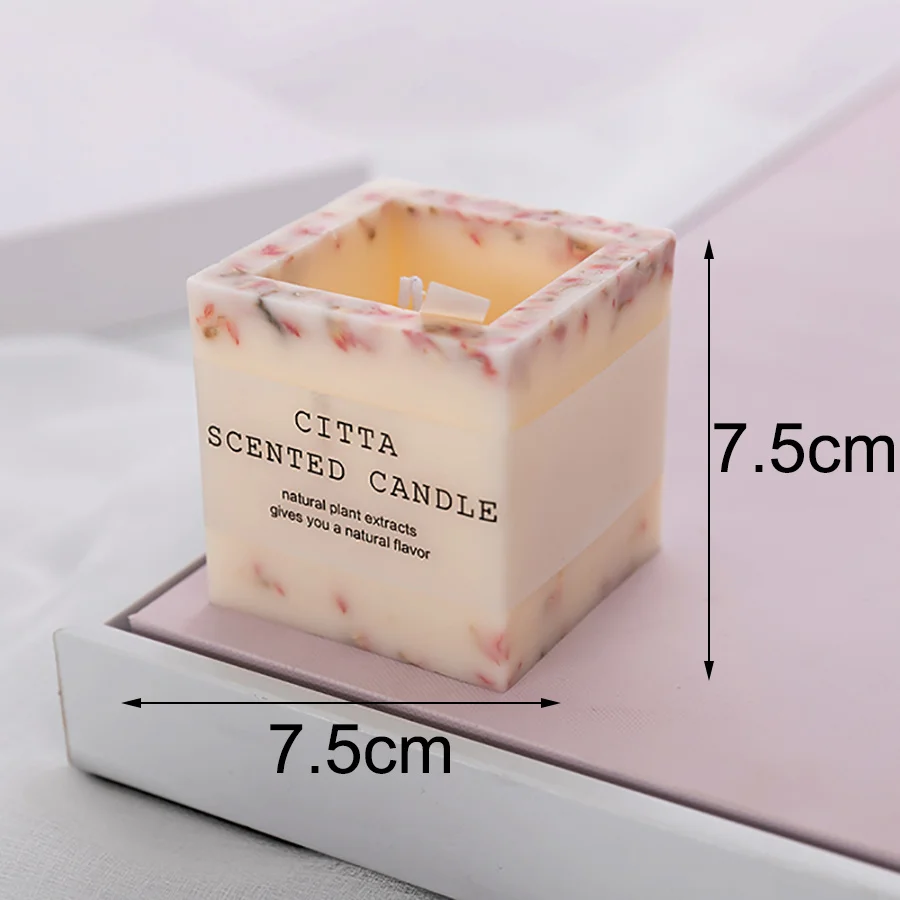 

1PC Lavender Rose Coffe Scented Candles Soy Wax Aromatherapy Candle for Women Gift Fragrance Home Wedding Decoration