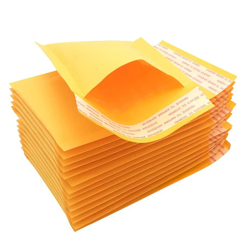 

10-50PCS Kraft Paper Bubble Envelopes Shipping Mailing Bags Waterproof Express packageing bags bubble envelopes gift bag