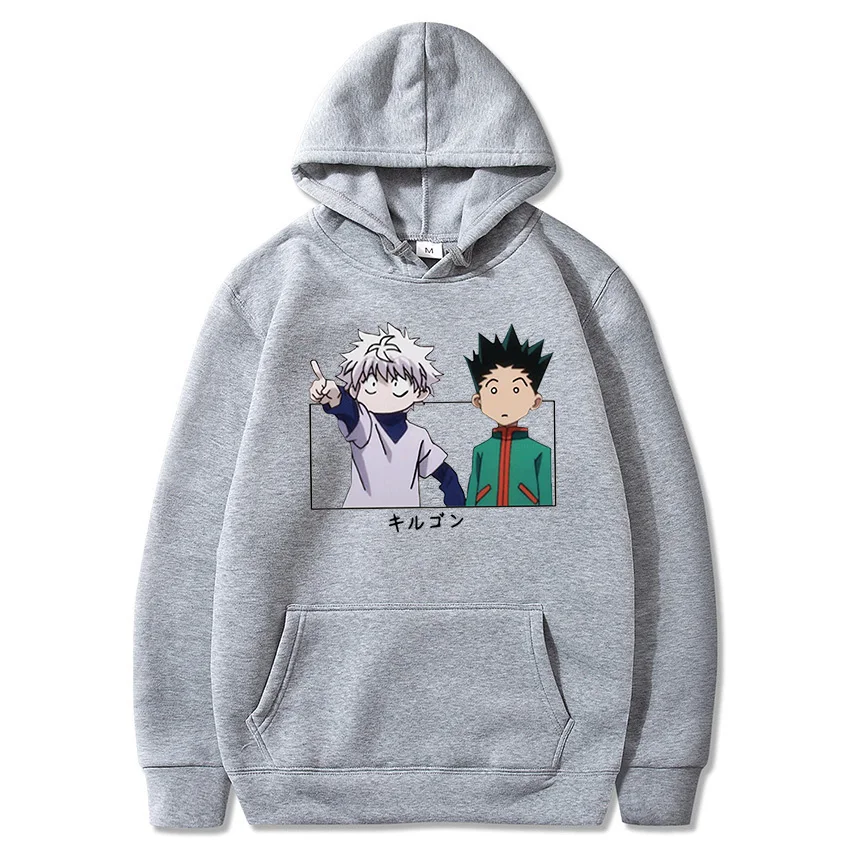 Мужские и женские толстовки с капюшоном Hunter X Killua Gon | Женская одежда