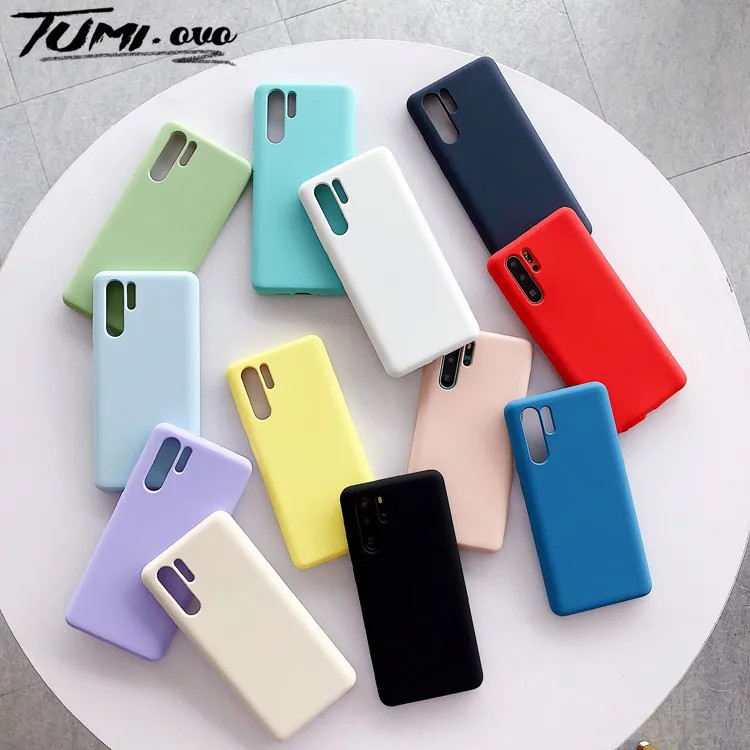 Силиконовый чехол карамельных цветов для Huawei P40 Lite P30 Pro Y5 Y6 Y7 Y9 Prime P smart Z PIus 2019 Y5P Y6P