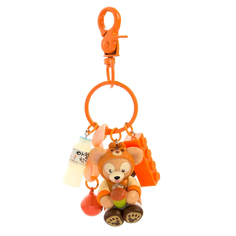 

Disney Pvc Kawaii Cute Duffy Bear Stella Keychain Shelliemay Llaveros Para Mujer Key Chain Bag Charm For Woman Gift Keyrings