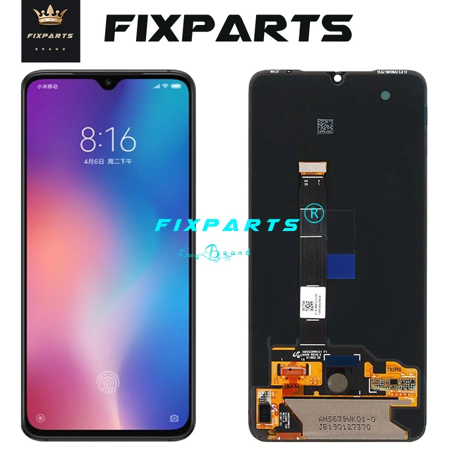 6 3 'ɺMOLED экран для Xiaomi 9 Mi9 ЖК-дисплей сенсорный дигитайзер стекло в сборе +
