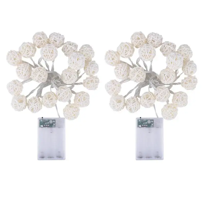 2 3 м 20LED ротанговая Пальма клубок Фея светильник гирлянда дома вечерние Декор