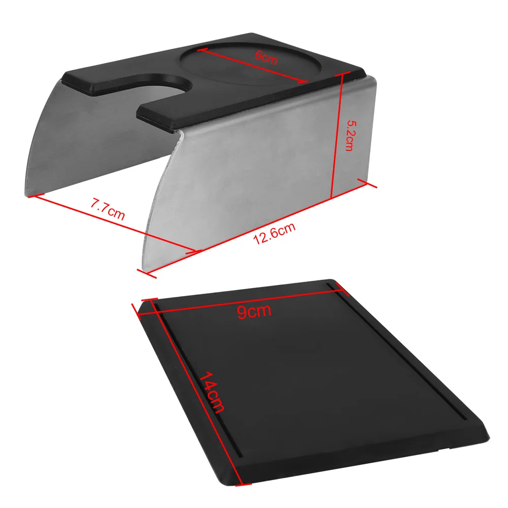 

Coffee Tamper Stand Stainless Steel Tamping Stand for Coffee Machine and Coffee Tamper Coffee Tool Storage Base