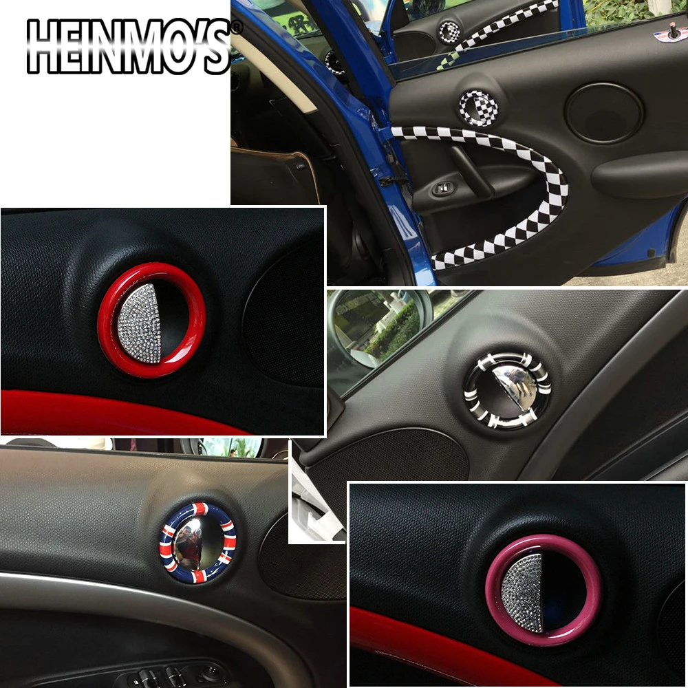 Для MINI Countryman R60 R61 интерьер дверная ручка кольцо украшения стикеры наклейки для MINI Cooper R60 автомобиля Средства для укладки волос (art.: 7acdcdc96) - 7acdcdc96
