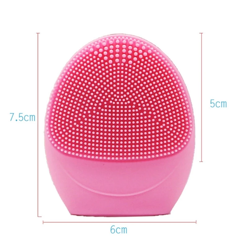 Ультразвуковая вибрационная щетка для очищения лица электрическая мытья