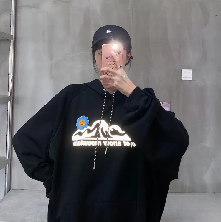 

2021 new Spring Men's Hooded Swearshirt Harajuku Hip Hop Hoodie Sweatshirts Casual Oversize Pullover printed Streetwear Clothing