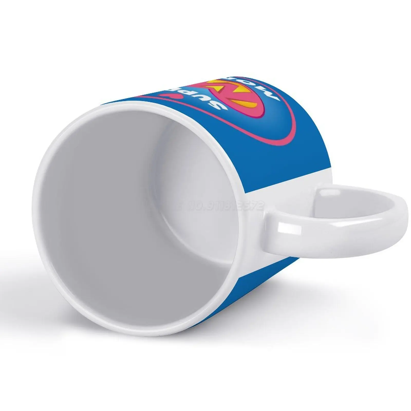 Белая кружка Super Mom белая керамическая чайная чашка подарок на день рождения