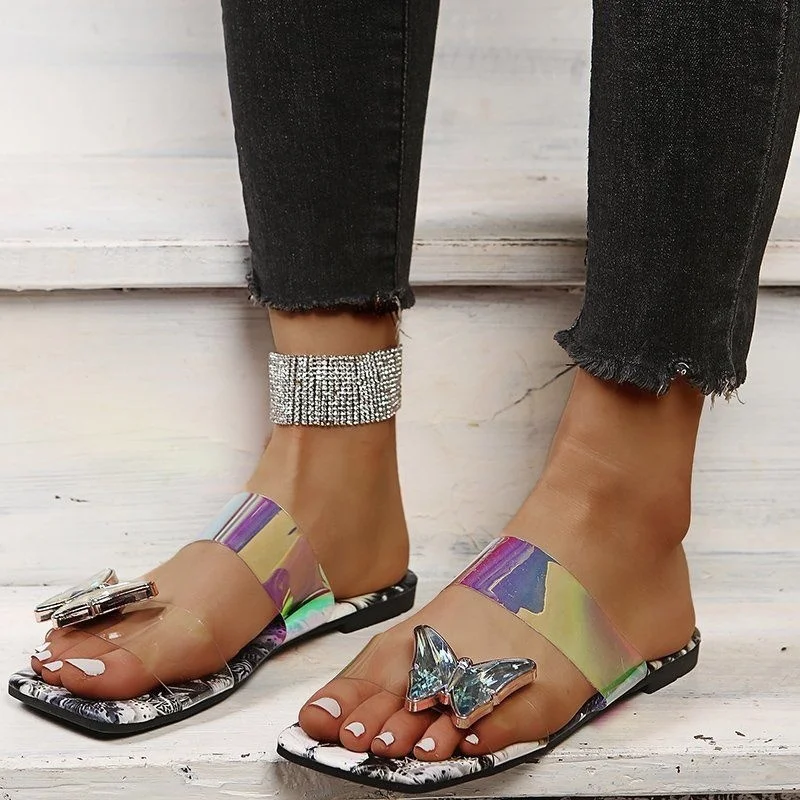 

Family Slippers Flip Flops Soft Soles Floor Summer Ladies Sandalias Women shoes 2020 Flat slides platforms