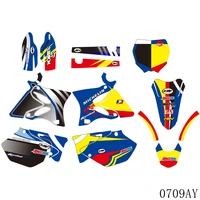 full graphics decals stickers motorcycle background custom number for yamaha yz125 yz250 yz 125 250 2002 2014