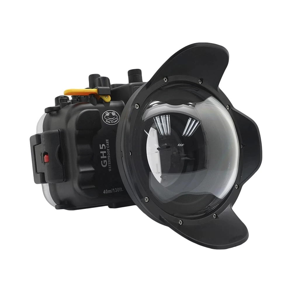Водонепроницаемый чехол для подводной камеры Panasonnic GH5 40 м 130 футов с купольным