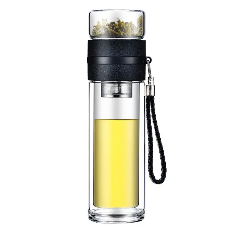 Двойная стеклянная разделительная чайная чашка для мужчин и женщин Мужская