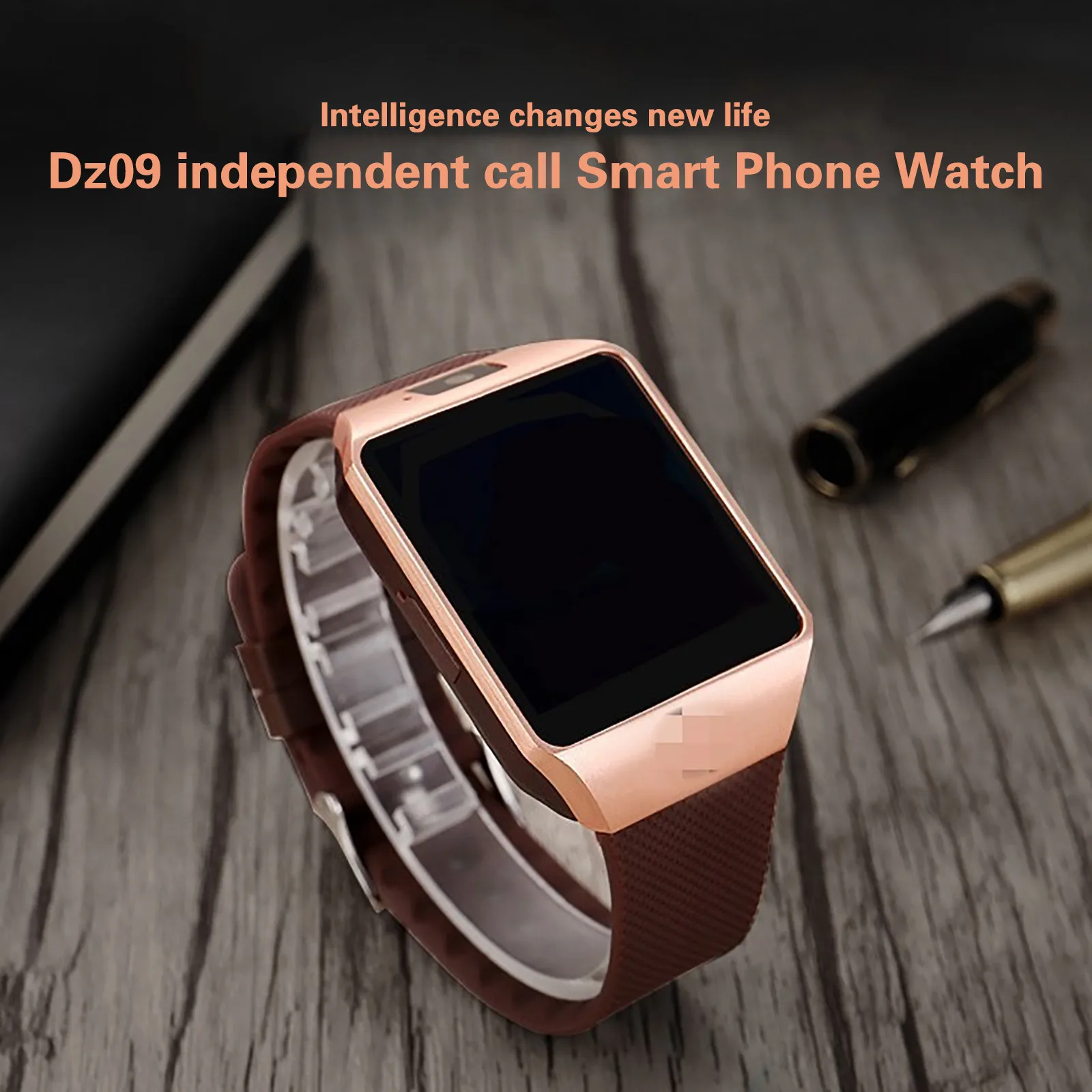 

DZ09 Bluetooth smart watch IP68 waterproof sleep heart rate monitoring tracker smart clock men and women clock wristband#g37
