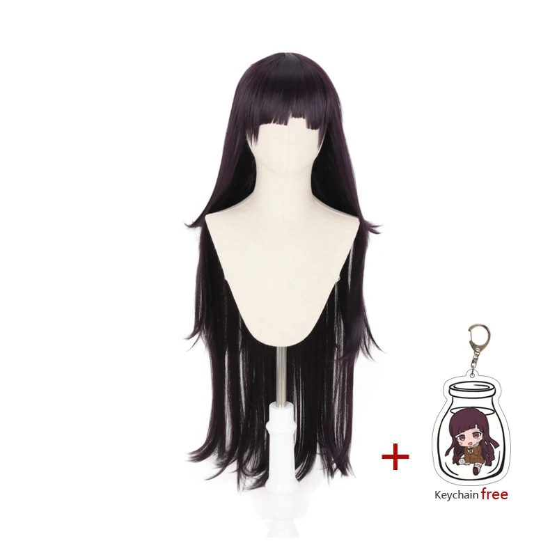 Ботинки для косплея данганронпа Уганда Tsumiki Mikan длинный парик Косплэй костюм