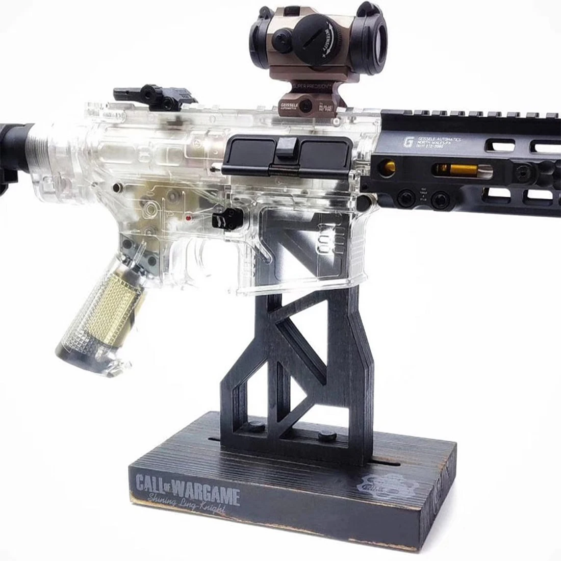 

Solid Wood Display Stand AR Magazine Holder Bracket for Water Geal Bead Blaster