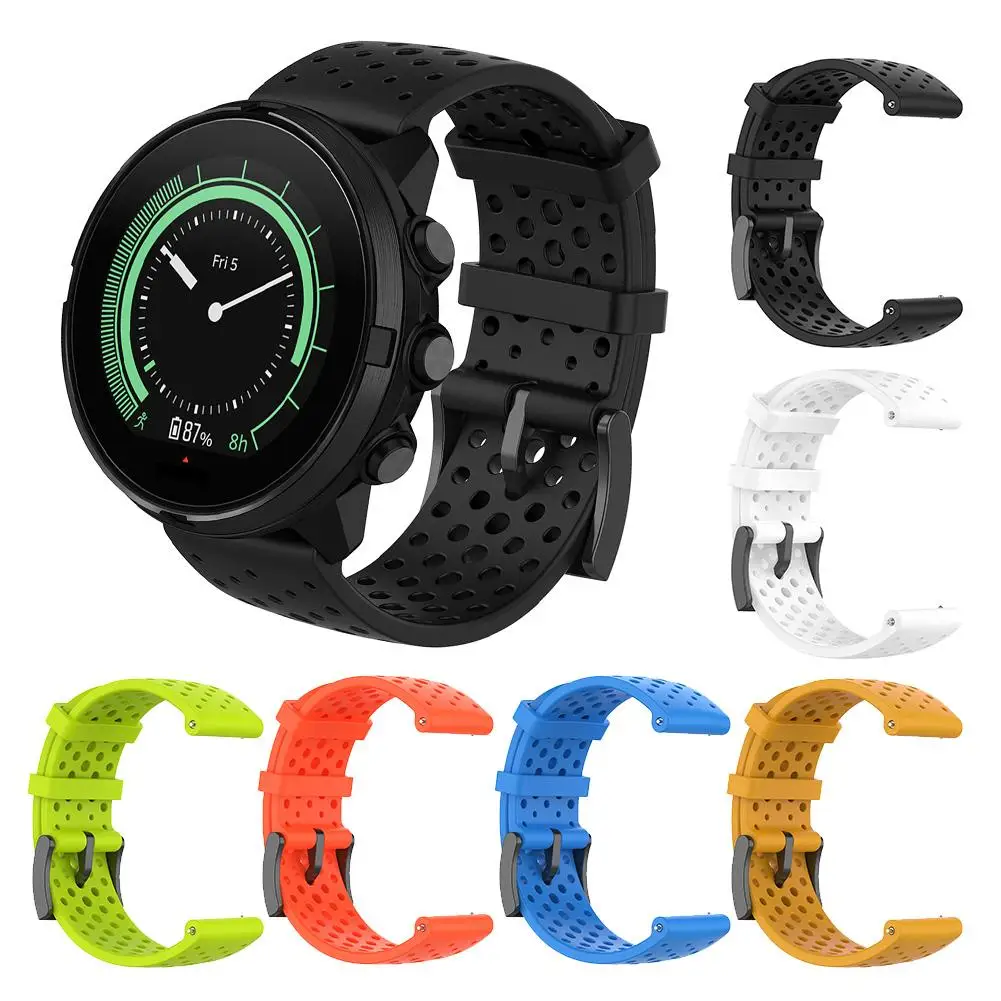 Спортивный силиконовый сменный ремешок для наручных часов браслет Suunto 9/Baro Spartan