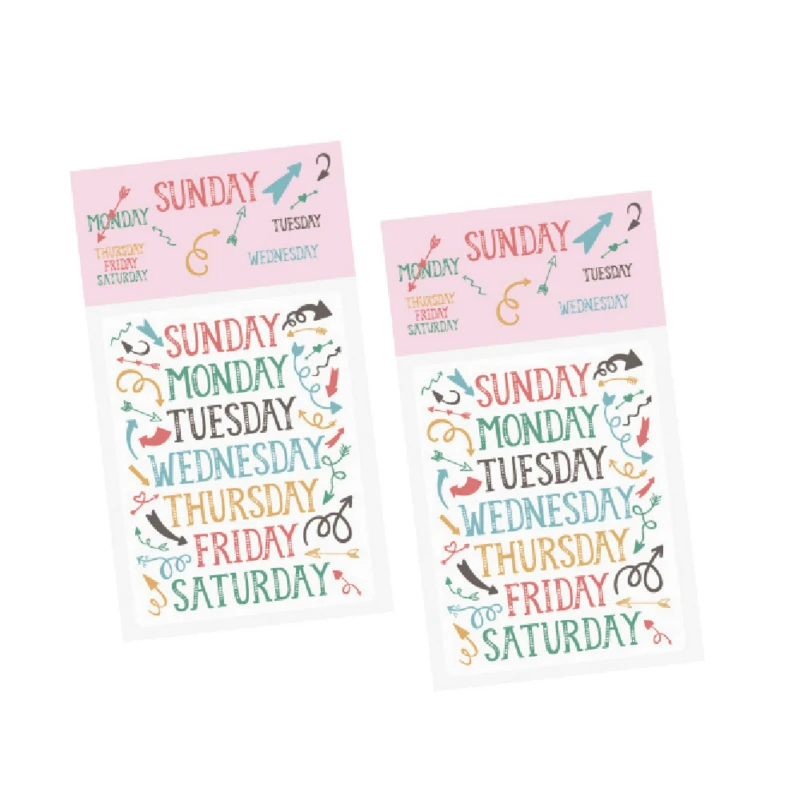 

Week Planner Stickers Aesthetic Vintage Scrapbooking Stickers Korean Hand Account Diary Statione Bullet Journal Stickers Cute