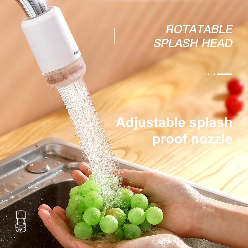 

360 Degree Adjustable Faucet Extender Shower Water Tap Gadget Water Tap Extension Filter Kitchen Bathroom Accessories Tools