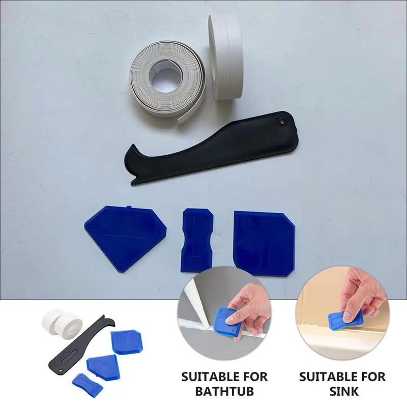 

6pcs Professional Glass Spatula Glue Filling Tool Glass Glue Sewing Scraper