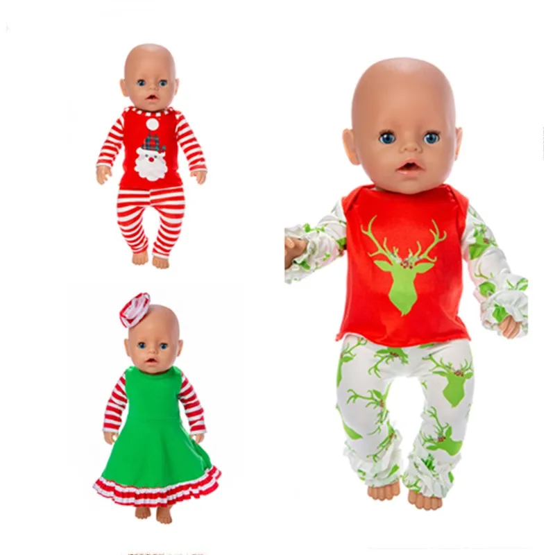 Детская одежда для новорожденных аксессуары подходит детей 17 дюймов 43 см зеленый