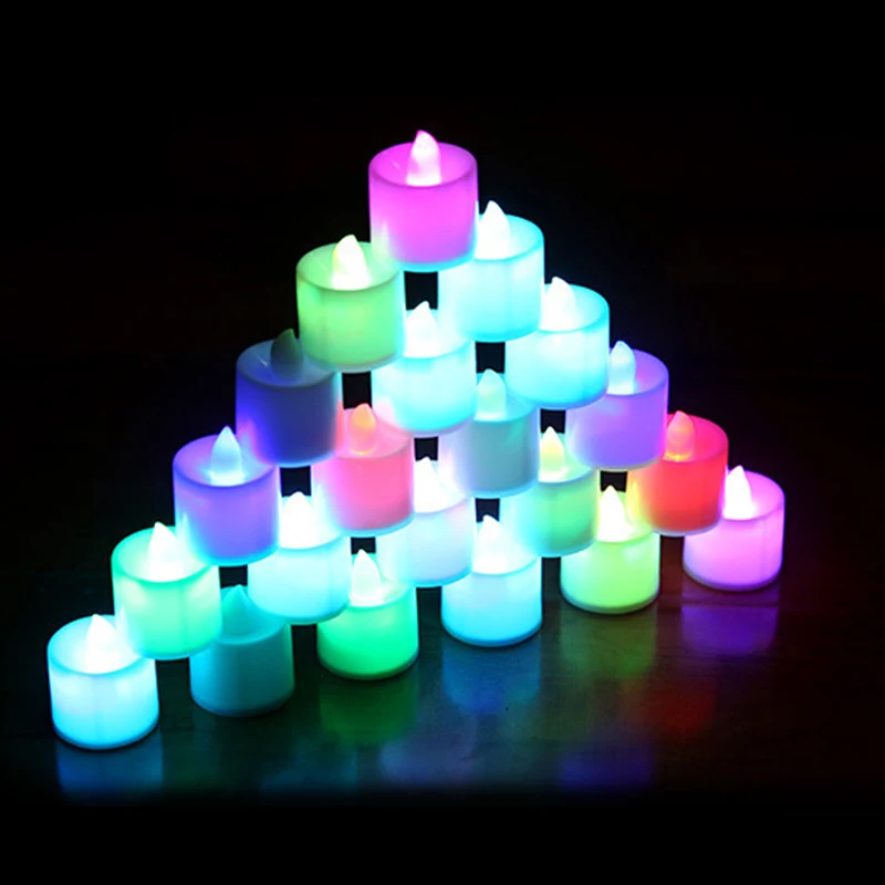 

Flameless LED Tea Light Candles Candle Lamp Tealight for Garden Decoration Festival Celebration Wedding A1