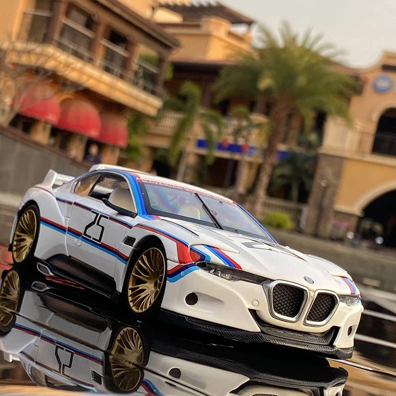 1:24 3 0 CSL Hommage R Le Free Wheeling светильник спортивная гоночная машина модель мужской