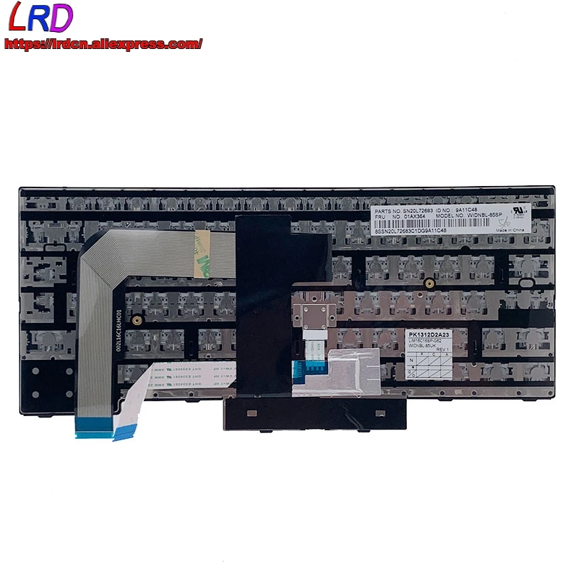 Новая клавиатура с испанской раскладкой ES SP для ноутбука Lenovo Thinkpad T470 A475 T480 A485 |