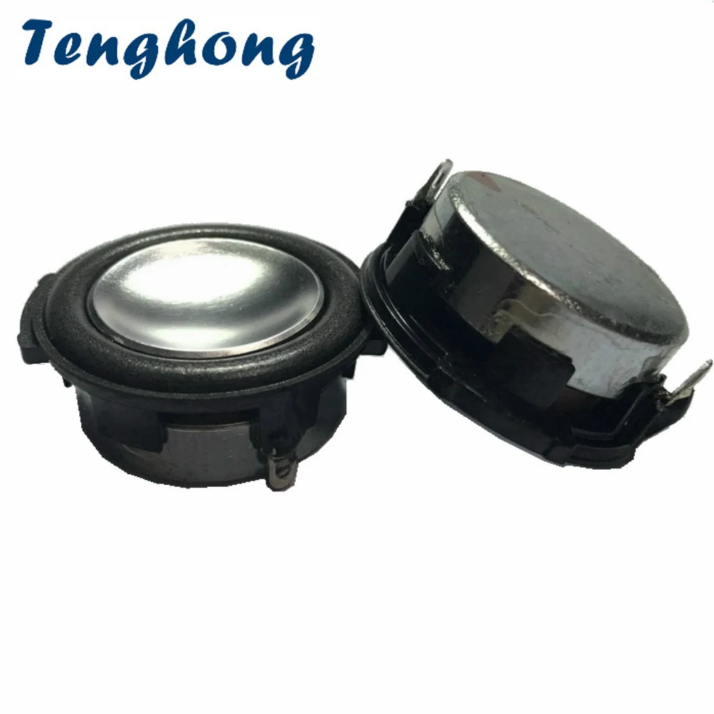 

Tenghong 2pcs 4/8Ohm 3W 1.25 Inch 31MM Mini Speakers 1 Inch Audio Portable Full Range Round Loudspeaker Multimedia Music DIY