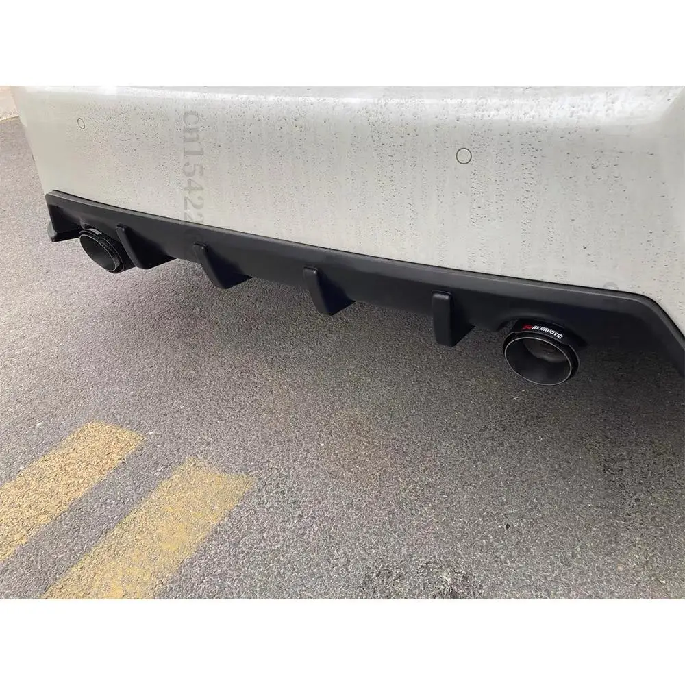 rear bumper diffuser lip exhaust pipe splitter cover exterior part spoiler deflector for honda civic 10th gen 2016 2020 sedan free global shipping