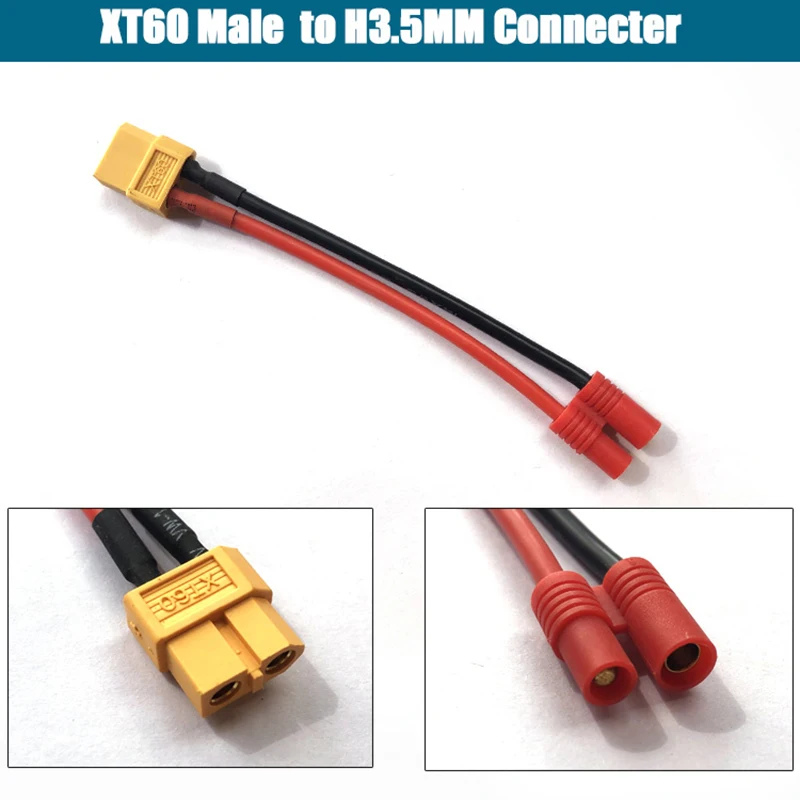 TRX XT60 EC5 EC3 T Deans 4 0 мм 3 5 JST SM Tamiya Разъемы Адаптера Мама-папа 12 14 16Awg 10 см для