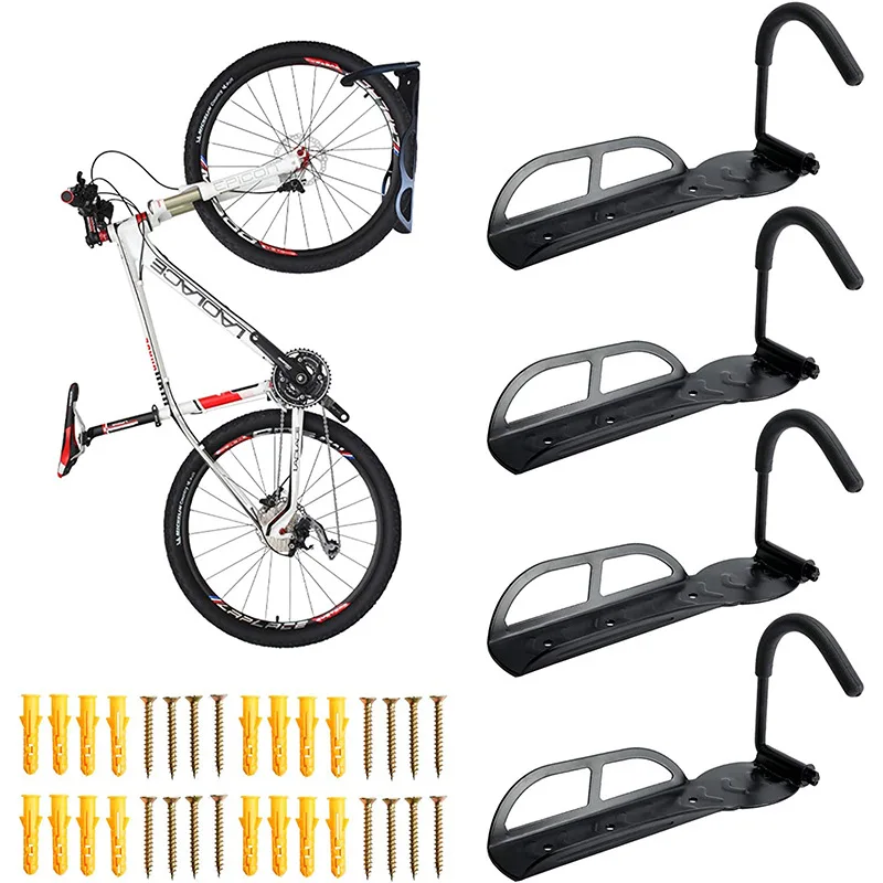 

Bike Wall Hook Bicycle Stand Holder MTB Bike Rack Stand Steel Hanger Hook Storage Bike Mounted Rack Stands Bicycle Accessories