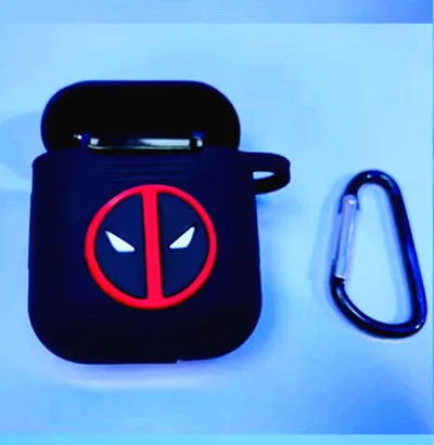2 Marvel, Человек-паук, Супермен, беспроводные наушники, Airpods, чехол, сумка для Apple AirPods1/2, черный, красный, Бэтмен, bluetooth-гарнитура, коробка - Цвет: 2