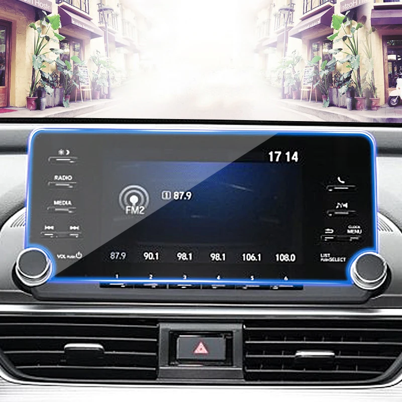 Стальная Защитная пленка для экрана навигатора GPS подходит Honda Accord 2018 2019|Наклейки