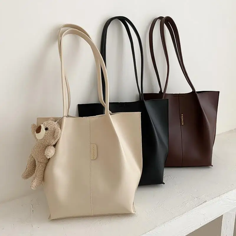 

Женская сумка большой емкости, новинка 2021, модная Корейская сумка через плечо, сумка для девочек, сумка с изображением диких животных, сумки,...