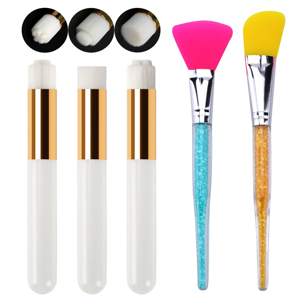 5 шт./компл. набор профессиональных кистей для макияжа лицевая носовая щетка