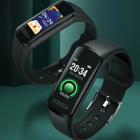new smart bracelet ip68 waterproof blood pressure monitor fitness tracker multiple sports modes call reminder for xiaomi android