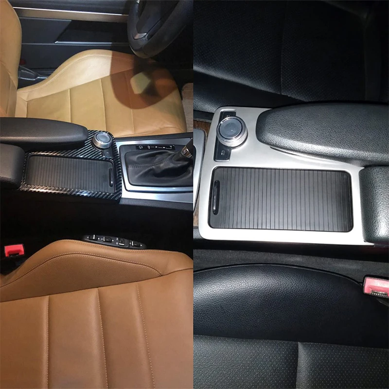 SPEEDWOW Car Center Console Water Cup Holder Frame Cover Trim For Mercedes Benz C class W204 08-14 E Class W212 10-11 Coupe | Автомобили и