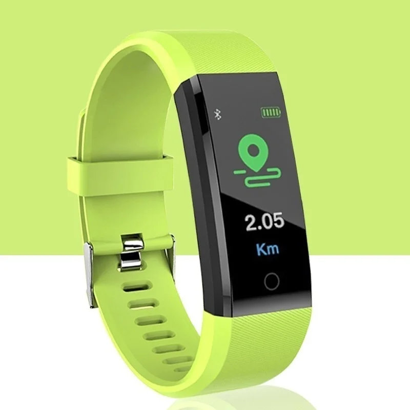 Смарт часы 115PlusSmart с Bluetooth ремешком для часов HeartRate монитор фитнес трекер Браслет