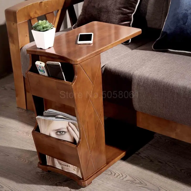 A few corners of the sofa can be moved multi-function storage side table bedroom bedside computer |