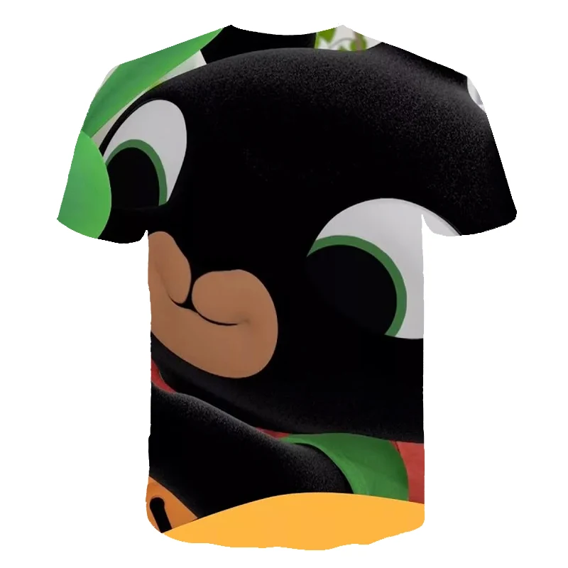 

O-Neck Short sleeve 3D Print Anime t shirt Boys Girls Summer Funny rabbit T-shirt Kids Fashion Casual Children's Clothing