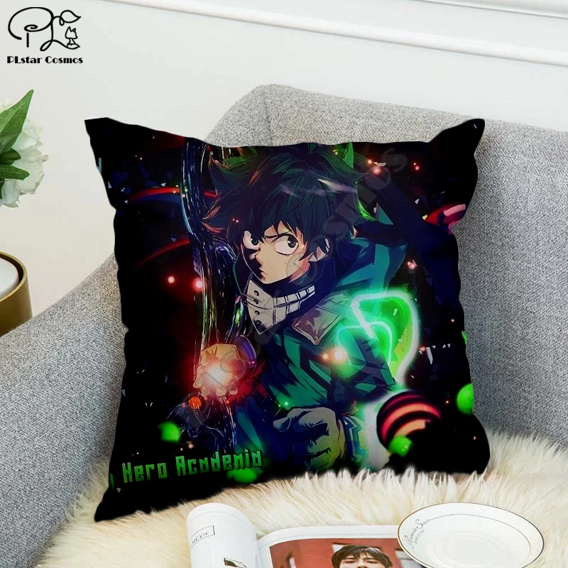 Наволочка из полиэстера с 3d рисунком аниме My Hero декоративная наволочка для