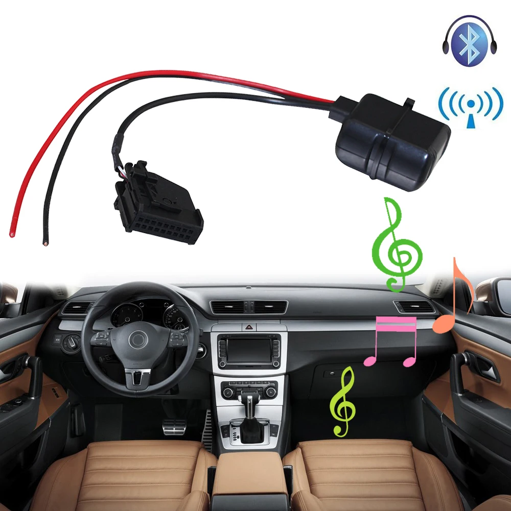 Автомобильный Bluetooth модуль LISIDIC аудиоресивер для Volkswagen Skoda Seat 18pin интерфейс MFD2 RNS