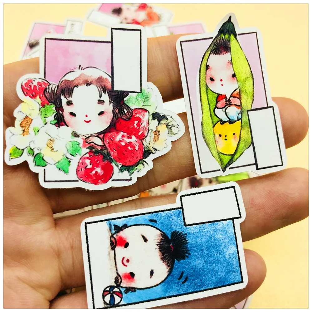 32 шт./упак. 2019 ручная нарисованная мультяшная Детская Наклейка Набор для